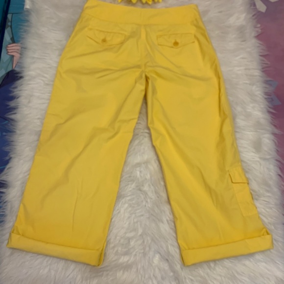 Jones New York Sport  yellow Capris - Picture 9 of 12